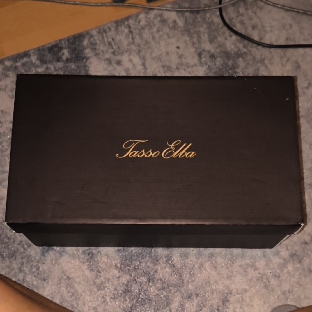 Tasso Elba | Men's Boat Shoes - Black (Original Box Included)
